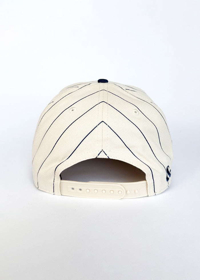 Chicago Puff Pinstripe Baseball Cap - Breaker Blue