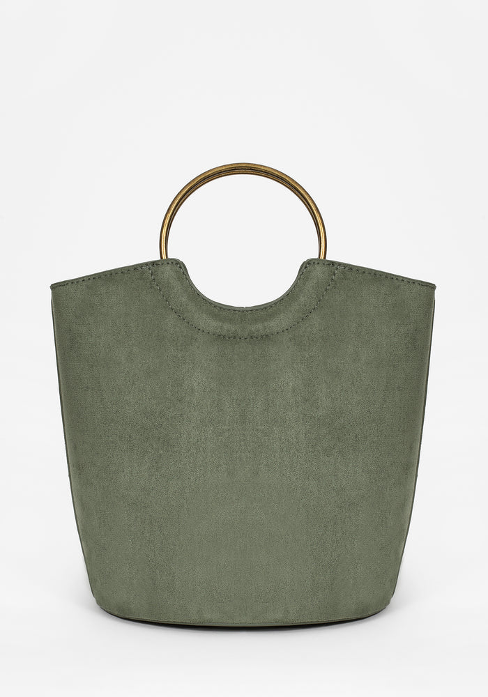Chlora Handle Embroidered Bag