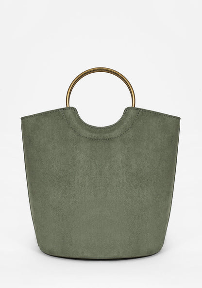 Chlora Handle Embroidered Bag