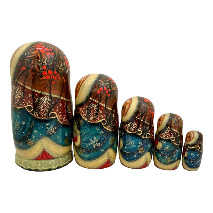 Christmas Russian Matryoshka Doll Winter Storyteller BuyRussianGifts Store