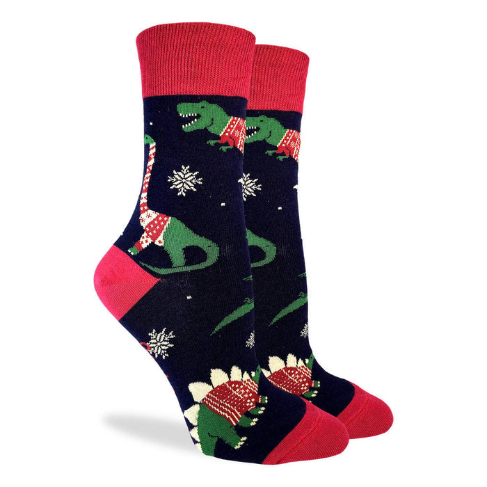 Christmas Sweater Dinosaur Women's Socks