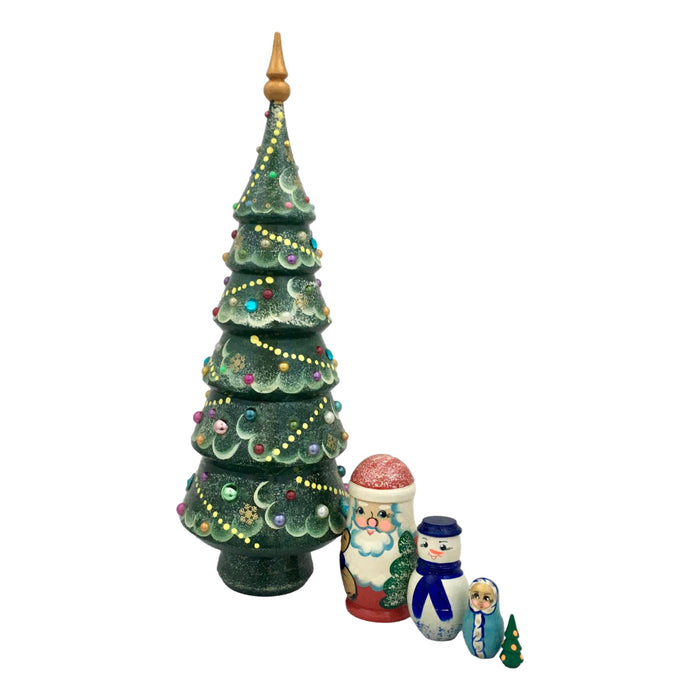Russian dolls Christmas tree