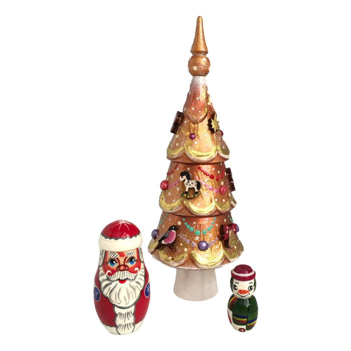 Golden Christmas tree