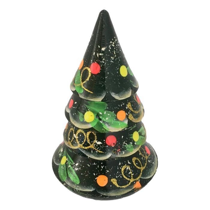 Wooden doll Christmas tree