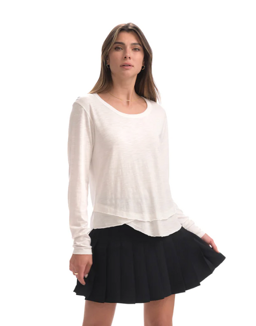CHRLDR Long Sleeve Mock Layer T-Shirt