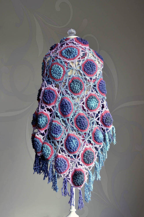 Chrysanthemum Throw Pattern Universal Yarn
