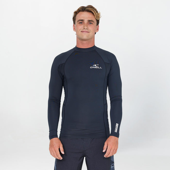 Clean & Mean Long Sleeve Rash Vest - Black