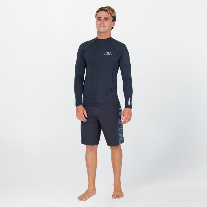 Clean & Mean Long Sleeve Rash Vest - Black