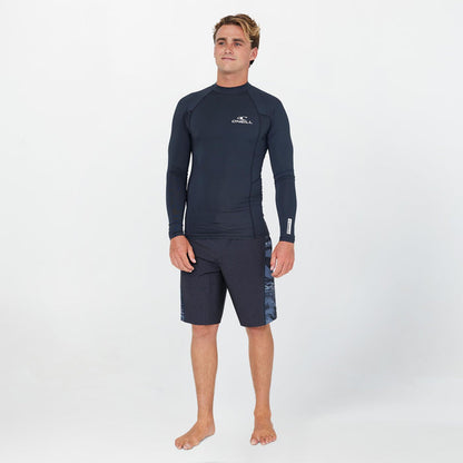Clean & Mean Long Sleeve Rash Vest - Black