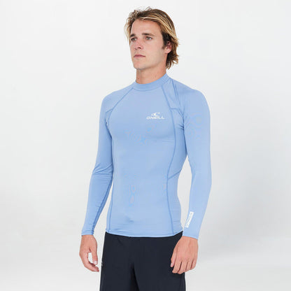 Clean & Mean Long Sleeve Rash Vest - Faded Denim