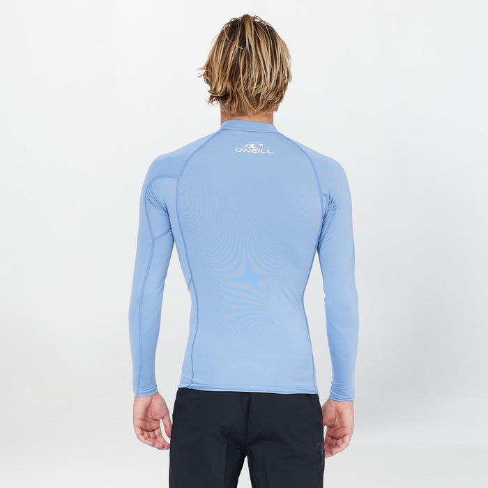 Clean & Mean Long Sleeve Rash Vest - Faded Denim