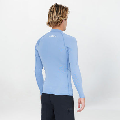 Clean & Mean Long Sleeve Rash Vest - Faded Denim