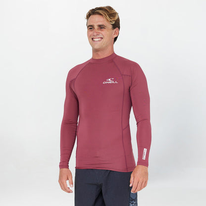 Clean & Mean Long Sleeve Rash Vest - Maroon