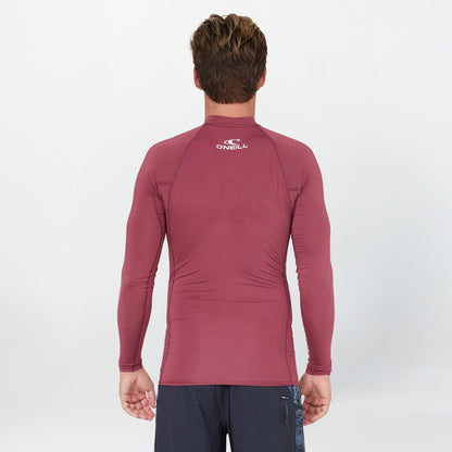 Clean & Mean Long Sleeve Rash Vest - Maroon