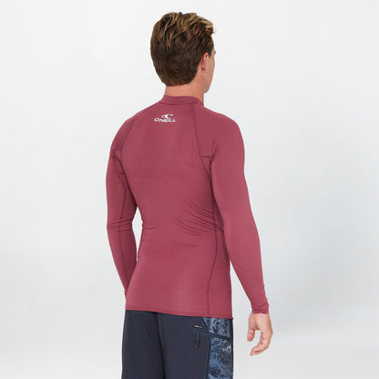Clean & Mean Long Sleeve Rash Vest - Maroon
