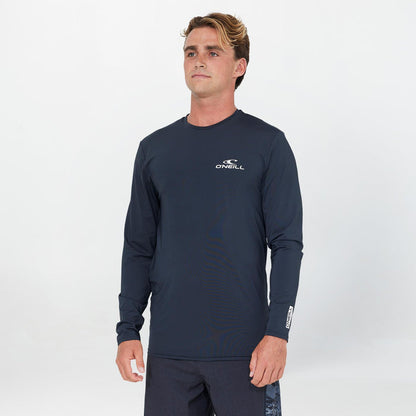 Clean & Mean Long Sleeve Rash Vest Tee - Black