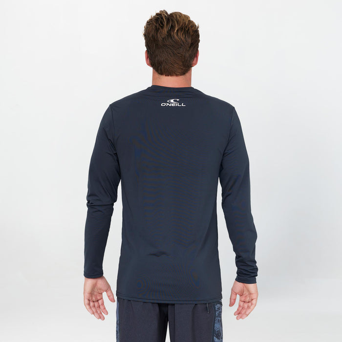 Clean & Mean Long Sleeve Rash Vest Tee - Black