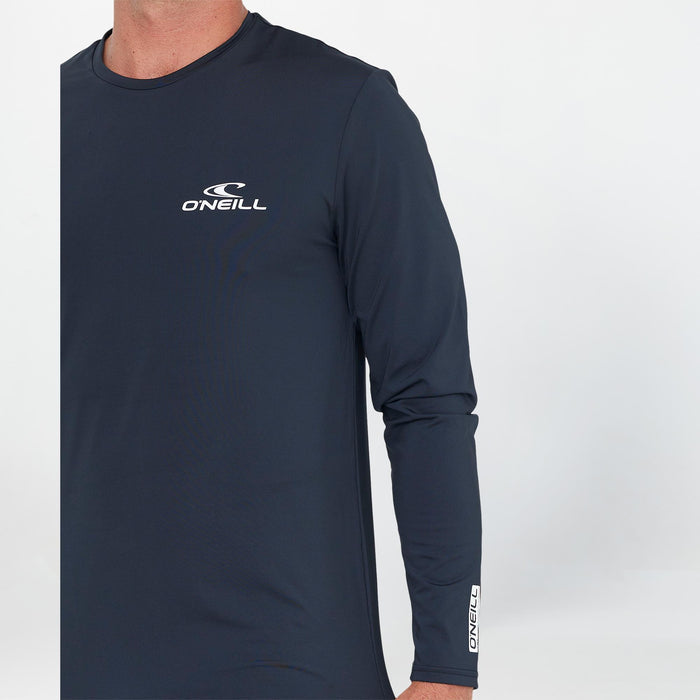Clean & Mean Long Sleeve Rash Vest Tee - Black