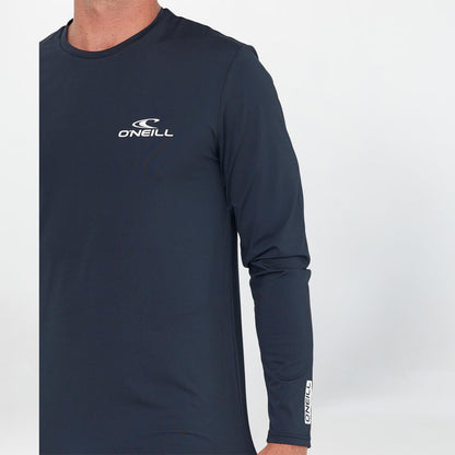 Clean & Mean Long Sleeve Rash Vest Tee - Black