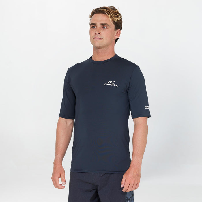 Clean & Mean Short Sleeve Rash Vest Tee - Black