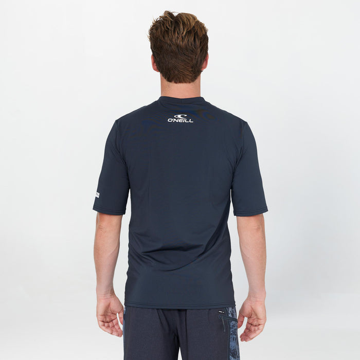 Clean & Mean Short Sleeve Rash Vest Tee - Black