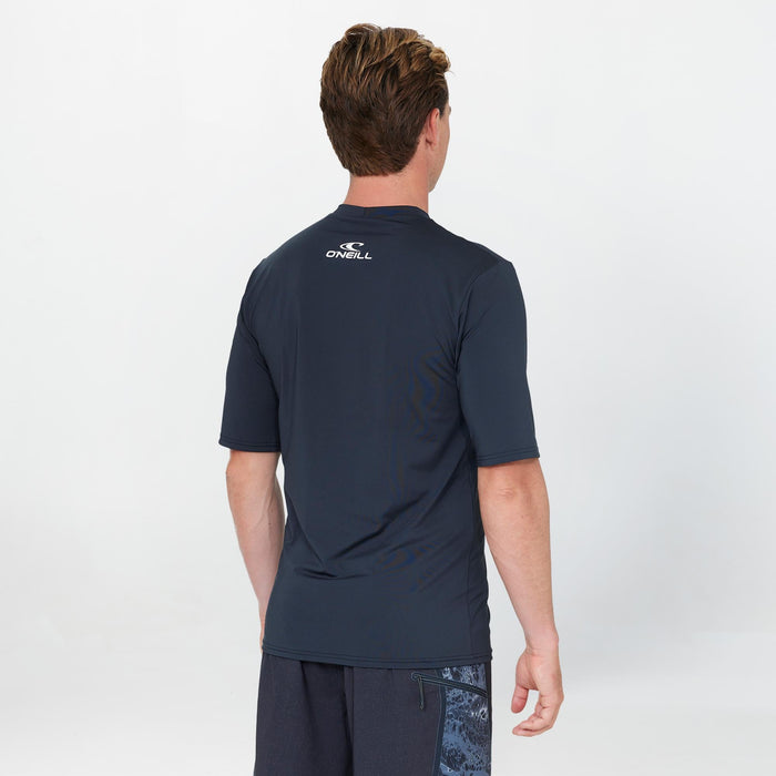 Clean & Mean Short Sleeve Rash Vest Tee - Black