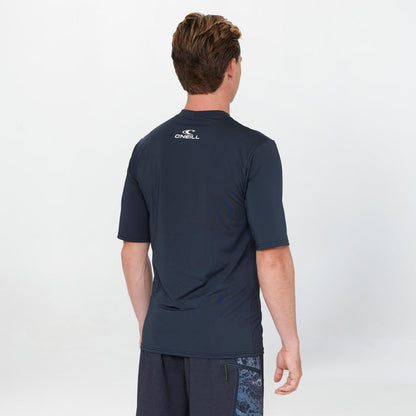 Clean & Mean Short Sleeve Rash Vest Tee - Black