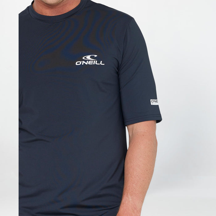 Clean & Mean Short Sleeve Rash Vest Tee - Black
