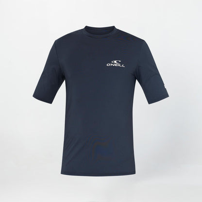 Clean & Mean Short Sleeve Rash Vest Tee - Black