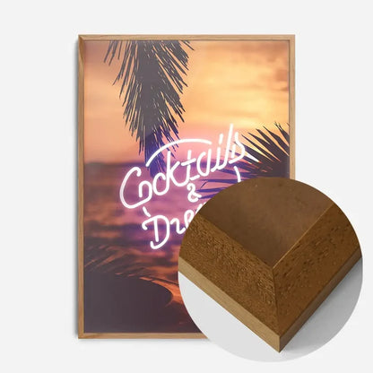 21x30cm | 8¼ x 11¾in / Oak Wood Frame