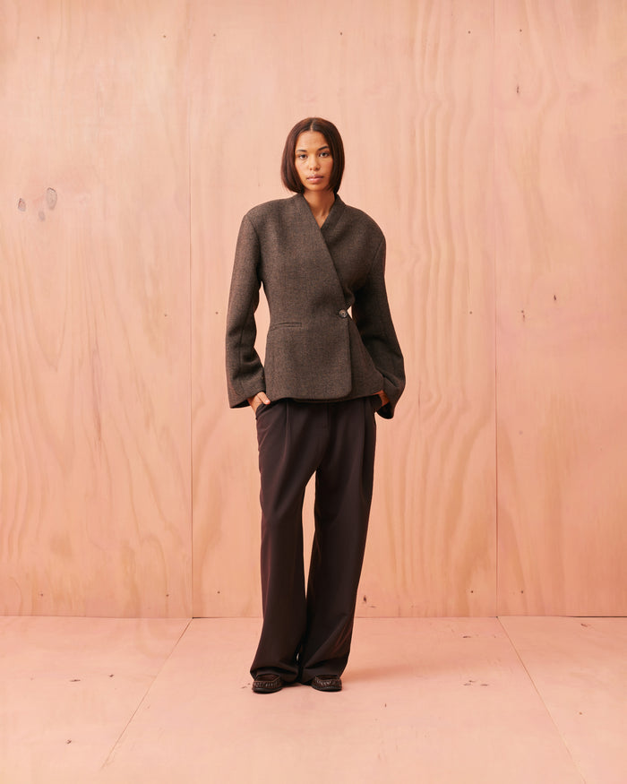 COCO WOOL BLAZER TWEED