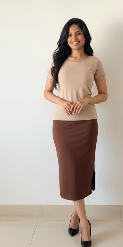 Cocoa Curve- Skirt