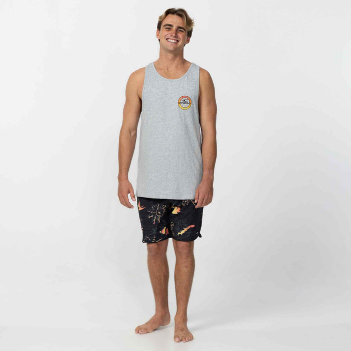 Coin Flip Singlet - Grey Marle