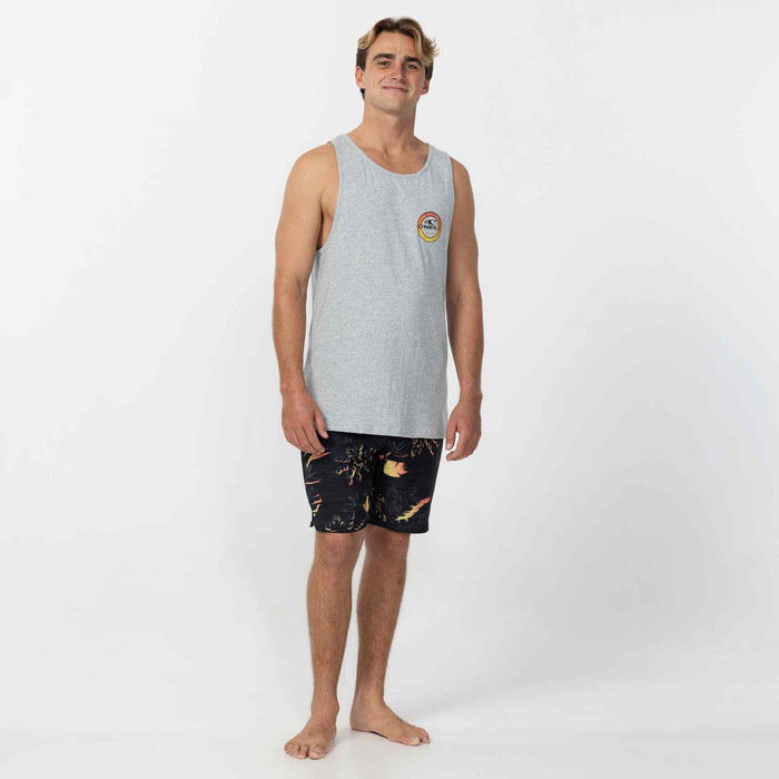 Coin Flip Singlet - Grey Marle