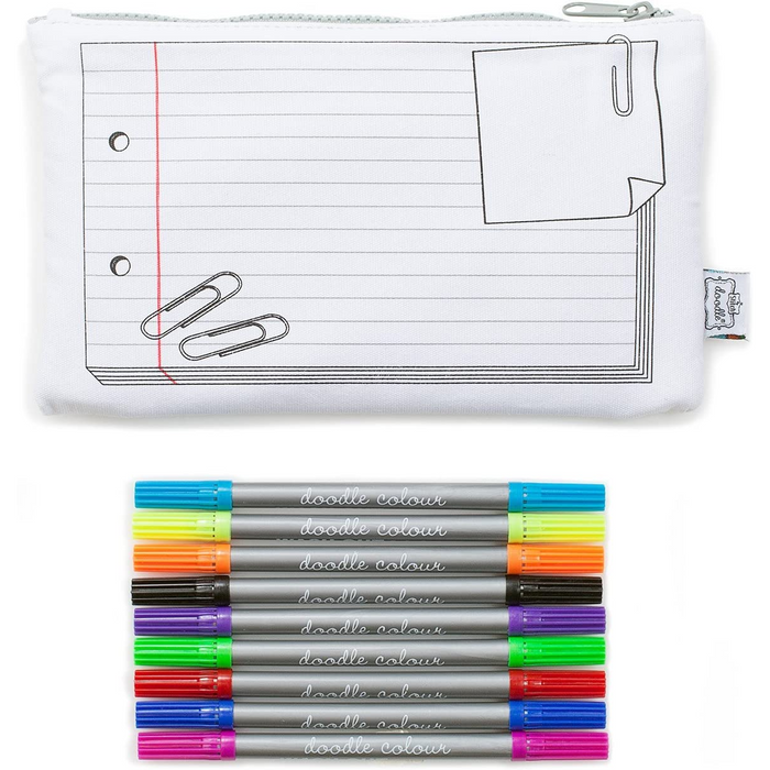 Color Your Own Canvas Pencil Pouch