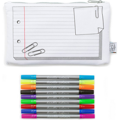 Color Your Own Canvas Pencil Pouch