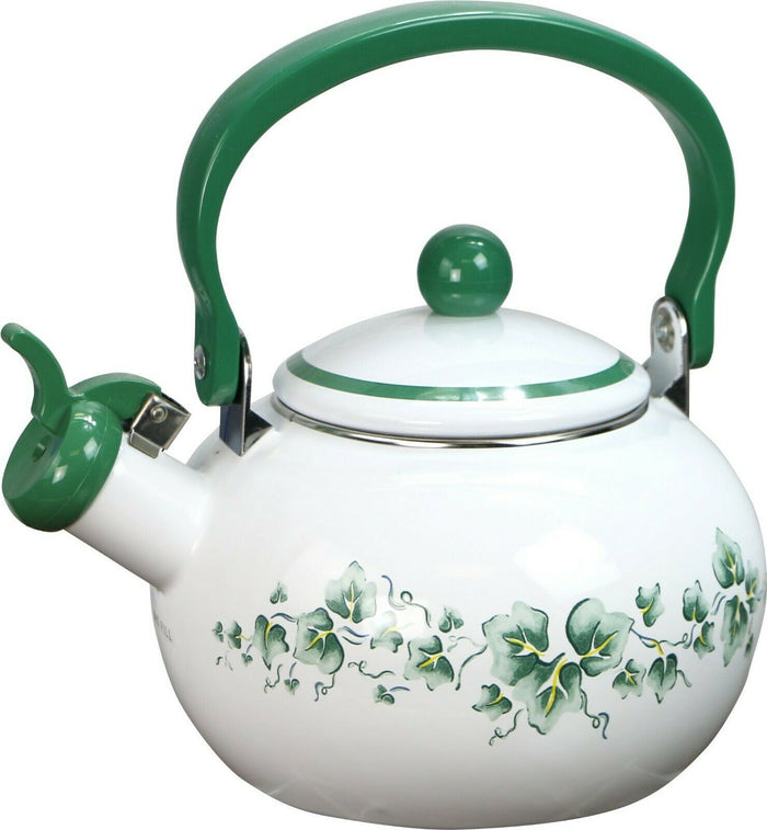 ❤️ CORELLE 2 Qt. WHISTLING TEA KETTLE SIMPLE LINES or SOUTH BEACH