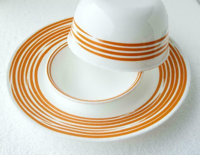Corelle Joy Manago STROKES 10-oz DESSERT BOWL Sauce Fruit 5 3/8" *UPick Color