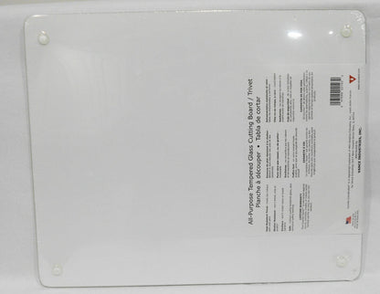 ❤️ Corelle KYOTO LEAVES 15x12 COUNTER SAVER Tempered Glass Hot Plate Cutting Board