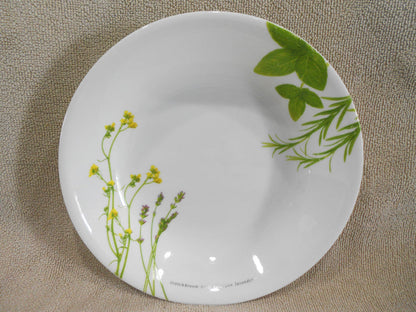 CORELLE Livingware EUROPEAN HERBS Round 20-oz PASTA SOUP BOWL 8.5" Garden Green