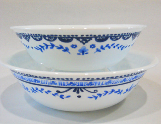 ❤️ Corelle PORTOFINO *Choose 1-Qt OR 2-Qt SERVING BOWL *Italian Coast Blue Tiles