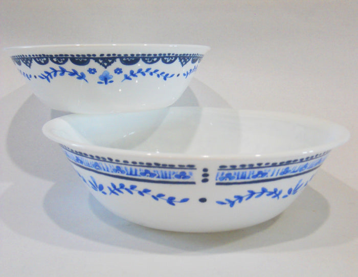 ❤️ Corelle PORTOFINO *Choose 1-Qt OR 2-Qt SERVING BOWL *Italian Coast Blue Tiles