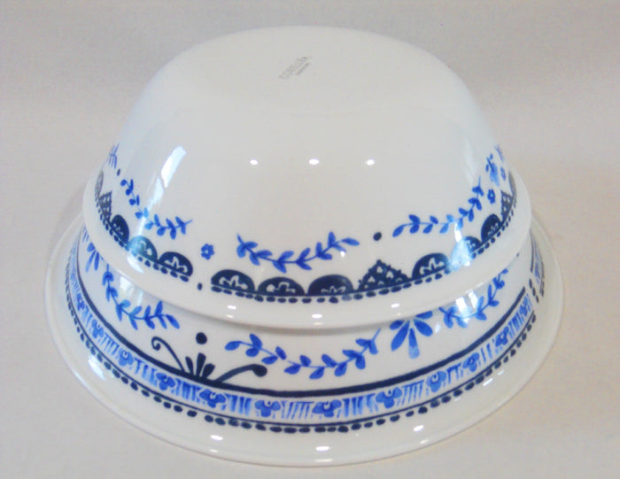 ❤️ Corelle PORTOFINO *Choose 1-Qt OR 2-Qt SERVING BOWL *Italian Coast Blue Tiles