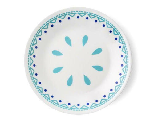 Corelle SANTORINI SKY 6 3/4" Bread Butter DESSERT PLATE *Cobalt Teal Turquoise