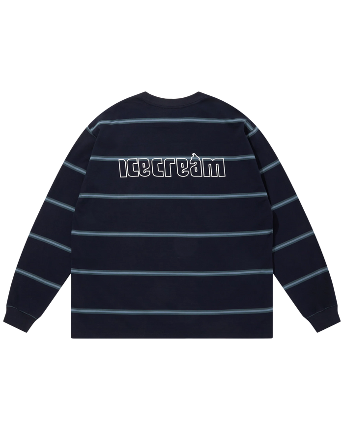 Cotton Border LS T-Shirt
