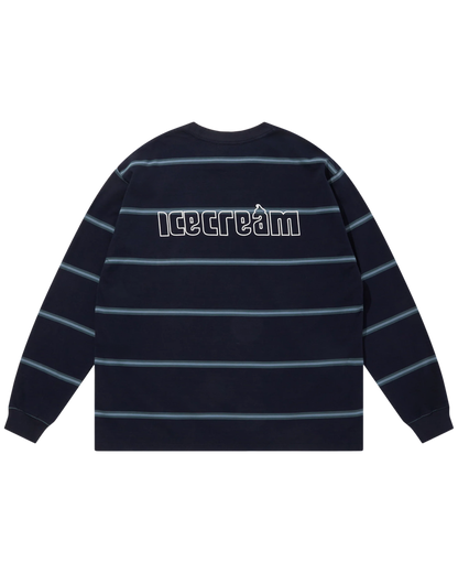 Cotton Border LS T-Shirt