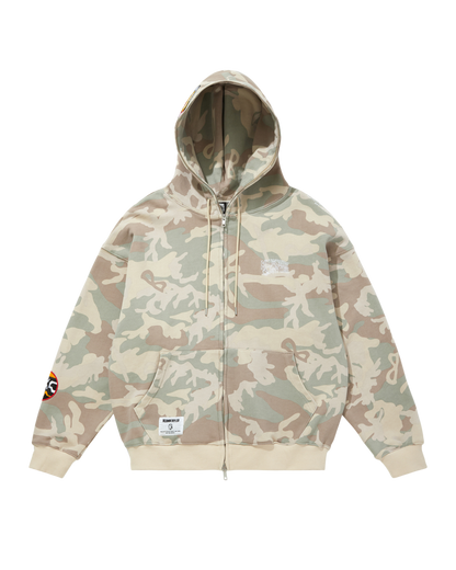 Cotton Full Zip Up Hoodie