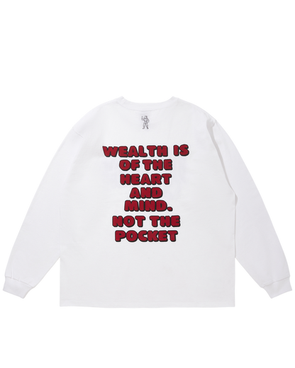 Cotton LS T-Shirt Arch Logo