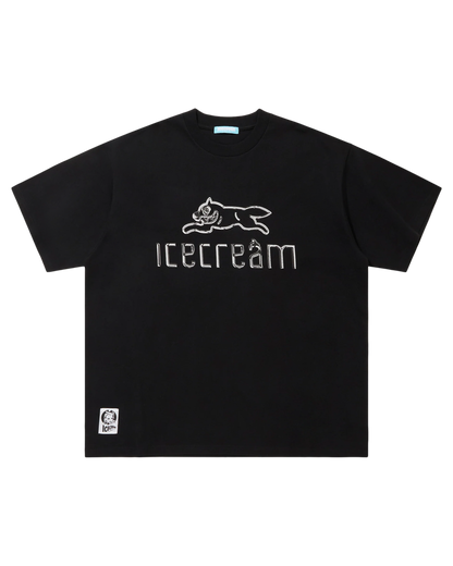 Cotton T-Shirt Running Dog