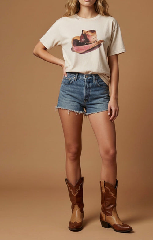 COWBOY HAT BIG BOY GRAPHIC TEE